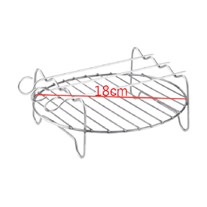 空气油炸锅配件<span class=keywords><strong>2</strong></span>层烤架方形搁板烤箱配件方形食物架空气油炸锅双烤架 - Product Image 4