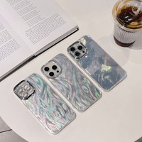 Coque de téléphone haut de gamme avec motif plume et voile, compatible avec iPhone 17 Pro Max, 16, 15/14, avec objectif électroplaqué et paillettes