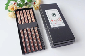 Baguettes en métal personnalisées réutilisables multicolores en acier inoxydable lavables au lave-vaisselle bâtonnets carrés minimalistes légers baguettes - Product Image 6