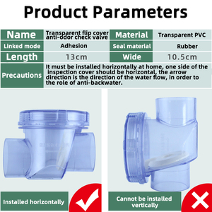 Válvula de Retención de <span class=keywords><strong>PVC</strong></span> Directo de Fábrica, Válvula Antiretorno a Prueba de Fugas y Resistente a la Corrosión, Adaptador para Sistema de Tuberías de Agua de Alta Calidad - Product Image 3