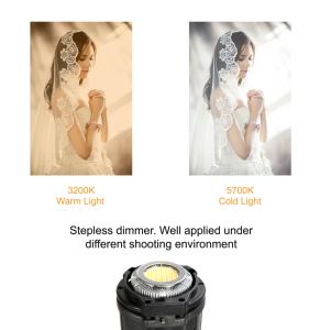 LED-2000C grande puissance studio vidéo lumière DE mise au point LED lumière extérieure portative photographie lumières flash - Product Image 6