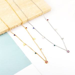 Collar de Acero Inoxidable con Nombre Personalizado para Niñas, Chapado en Oro PVD de 18k, 1 Gramo de Oro, Diseño de Flor, Joyería Australiana - Product Image 2