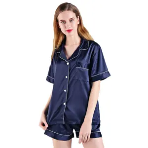 Fung 3034 Hohe Qualität Und Niedrigen Preis Damen Nacht Schlaf Tragen Silk Pyjamas Satin Pjs Für Frauen