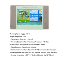 Controlador de Compresor de Aire de Tornillo MAM6080, Panel de Control Inteligente con Pantalla