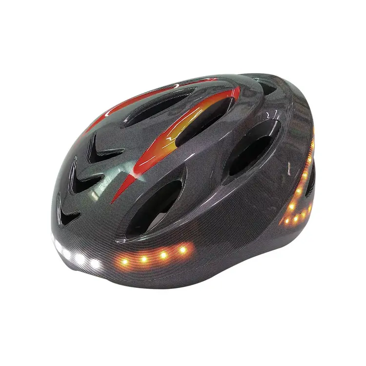 Casco de bicicleta inteligente, con Control inalámbrico, luces Led intermitentes delanteras y traseras conectadas