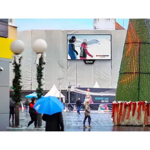 P4 p5mata telanjang 3D layar LED HXT papan reklame terpasang di dinding luar ruangan tahan air toko iklan layar LED harga pabrik - Product Image 5