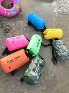 Su geçirmez açık su kovası sürüklenme çanta, yüzme plaj çantası dağcılık ve bisiklet kamuflaj çantası, PVC lüks JIA GL 01