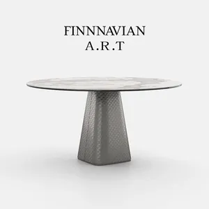 FINNNAVIANART moderna luce di lusso minimalista carrello lato diversi Designer salotto circolare mobile piccolo tavolino da caffè