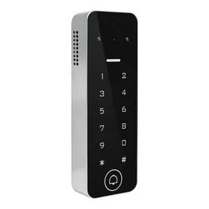 Controlador de acceso de teclado de Metal a prueba de agua Tuya 125KHz tarjeta EM Video intercomunicador acceso soporte teléfono inteligente
