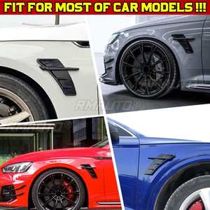 ฝาครอบช่องระบายอากาศข้างรถยนต์แบบใหม่ 2 ชิ้น สำหรับตกแต่งบังโคลนข้าง ช่องรับอากาศ สำหรับ AUDI A3 A4 A5 A6 A7 A8 Q3 Q5 Q7 - Product Image 6