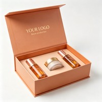Boîte cadeau de luxe en gros pour cosmétiques, flacons de soin, boîte magnétique, ensembles de maquillage, emballage personnalisé pour lotions