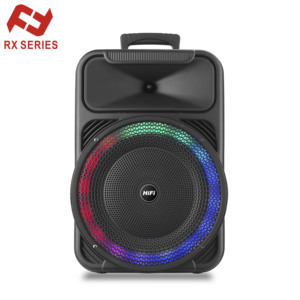 Système de sonorisation puissant <span class=keywords><strong>Echo</strong></span> <span class=keywords><strong>Dot</strong></span> 12 pouces, enceinte sur chariot de scène avec lumière LED feu, enceinte DJ sans fil - Product Image 2