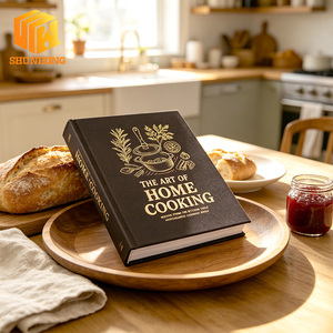 Impression de <span class=keywords><strong>livre</strong></span> de recettes personnalisé à couverture rigide, avec dorure à chaud, couverture mate foncée, intérieur couleur pour photographie culinaire et <span class=keywords><strong>livre</strong></span> de recettes - Product Image 3
