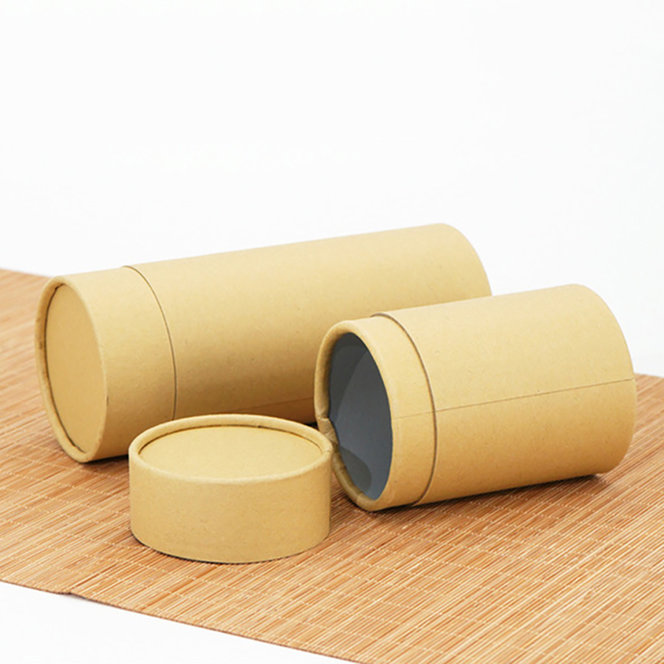 In Stock Kraft Paper Tube Packaging Wholesale for Biodegradable Cardboard Paper Tube