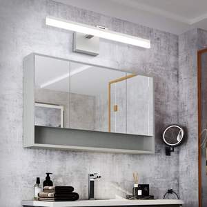 Lámpara de pared de decoración de cabecera, espejo Led de baño de aluminio, Faro, espejo de montaje en pared moderno Simple con luz Led - Product Image 1