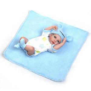 Muñecas <span class=keywords><strong>Reborn</strong></span> de Silicona de 28 cm, Bebé <span class=keywords><strong>Reborn</strong></span> Realista, Bebés <span class=keywords><strong>Reborn</strong></span> Completos, Muñeca Recién Nacida Niña Realista - Product Image 6