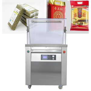 Machine d'emballage sous vide pour briques <span class=keywords><strong>de</strong></span> riz, machine pour barquettes <span class=keywords><strong>de</strong></span> 1 kg, machine d'emballage automatique <span class=keywords><strong>de</strong></span> riz 1 kg, 5 kg, 10 kg, Taïwan - Product Image 1
