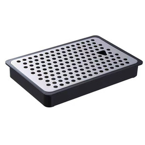 23*15*3.2 cm Mini vassoio di gocciolamento nero di <span class=keywords><strong>plastica</strong></span> inossidabile per il caffè della birra Seltzer - Product Image 1