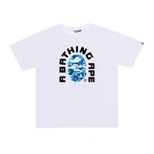 T-shirt imprimé Bapees tendance pour homme, version haute qualité 1:1, motif lettres, 300 grammes, tricoté, collection 2026 - Product Image 4