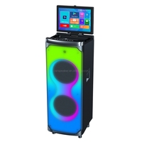 CSN-K7710 Haut-parleur karaoké intelligent Android en promotion avec écran tactile 14,1 pouces, Wi-Fi, YouTube, Bluetooth et lumières LED RGB