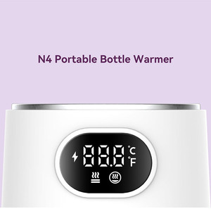 2025 nouveau Portable voyage USB Rechargeable chauffe-<span class=keywords><strong>biberon</strong></span> haute qualité 8800 Mah alimentation rapide chauffe-lait bébé fabricants de nourriture - Product Image 5