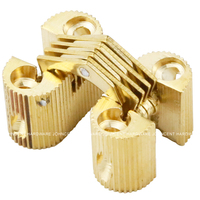 Loquet à bascule en laiton pour fenêtres et bureau, 10 pièces, Compression à ressort, couleur or