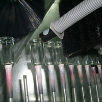Ligne de revêtement automatique pour peinture sur plastique, métal, céramique, acier, verre rouge et bouteilles cosmétiques avec four de cuisson