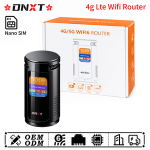 เราเตอร์ DNXT 4g 2.4GHz 300Mbps wifi 6 เราเตอร์ขนาดเล็ก wifi LTE Cat4 4g lte รองรับซิมการ์ด หน้าจอ LCD พอร์ต Type-C ใช้ซิมการ์ด 4g สำหรับทำงาน - Product Image 1