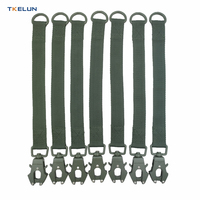 Sangles ignifuges en fibre para-aramide vert armée haute résistance 25MM 30MM 38MM pour incendie et sauvetage