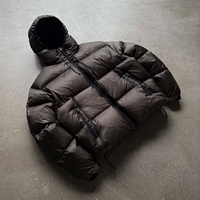 Doudoune Chaude d'Hiver sur Mesure pour Homme, Manteau à Fermeture Éclair de Haute Qualité, Veste Bulle Rembourrée Douillette