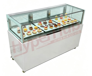 Vitrina de Panadería de Una Sola Capa con Ruedas Universales para Fácil Traslado - Product Image 2
