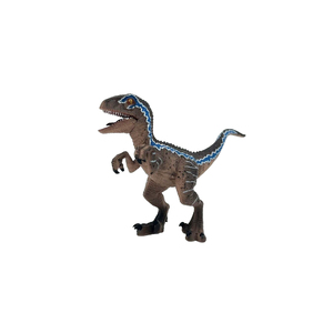 Figura <span class=keywords><strong>de</strong></span> Dinosaurio <span class=keywords><strong>de</strong></span> PVC Realista y Ecológica <span class=keywords><strong>de</strong></span> Excelente Fabricación, <span class=keywords><strong>Velociraptor</strong></span> Azul, Escala 1/60, Unisex, para Maternidad y Educación Temprana - Product Image 6