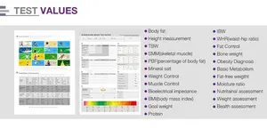 Precio bajo BIA Body Inbody analizador máquina/analizador Corporal/Analizador de composición corporal