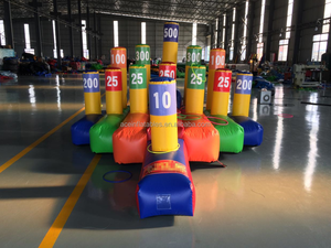 Anneaux gonflables pour enfant et <span class=keywords><strong>adulte</strong></span>, <span class=keywords><strong>jeu</strong></span> de carnaval interactif, amusant, avec différentes tailles, pour fêtes - Product Image 4