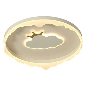 Lámpara de dormitorio simple y moderna, techo, Nube de corona, niño niña, infantil, redonda Nórdica - Product Image 5