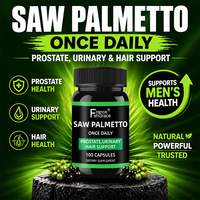 Saw Palmetto Supplément pour hommes Prostate Health Hair Growth Plus Suppléments de contrôle de la vessie Complex Saw Palmetto Capsules