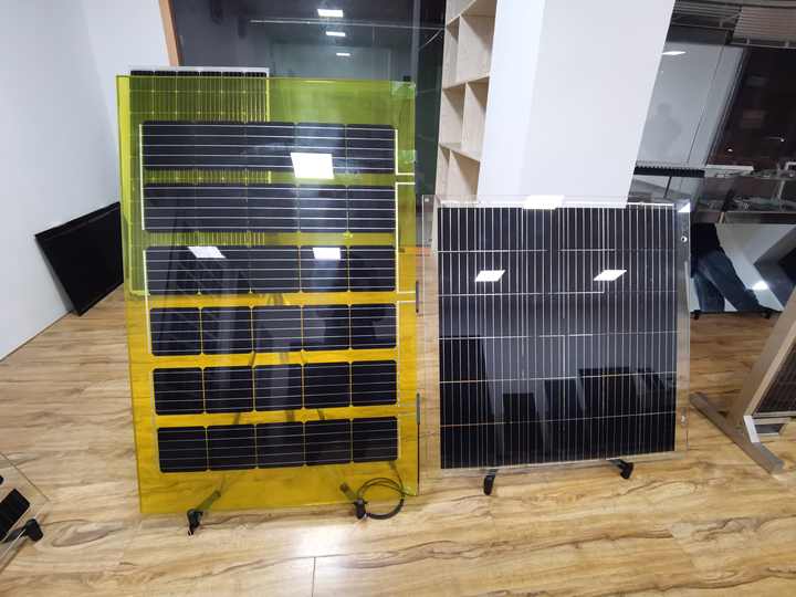 Colored BIPV Transparent Glass Solar Panels for Skyscrapers