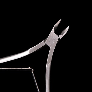 Direct Manufacturer Stainless Steel <b>Cuticle</b> <b>Scissors</b> Double-Prong Beauty Nipper Pliers Steel Handle Manicure Tool Wholesale - Product Image 4