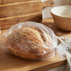 Plastic Produce Bags 3 <b>Rolls</b> 3 Sizes Clear PE Drawstring For <b>Fruits</b> Vegetables Kitchen Storage 970 Count - Product Image 5