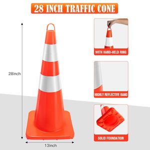 CITICITY Traffic Safety Cones 28 Inch, Orange Street Cones, PVC Traffic Cones Construction Cone forConstruction Events - Product Image 4