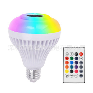 Led Colorful Music Bulb E27 <b>Smart</b> RGB Light With Remote Control For Party Stage <b>Lighting</b> - Product Image 5