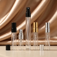 Botol Semprot Parfum Kaca 10ml Custom Grosir dengan Sprayer Aluminium Anodized 13mm untuk Kemasan Minyak Atsiri