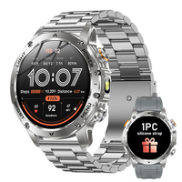 Smartwatch AK87 per Uomo Direttamente dalla Fabbrica, Display HD da 1,7 Pollici, 128M, 100+ Modalità Sportive, IPX8, Chiamate BT, Monitoraggio Frequenza Cardiaca