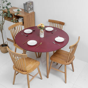 Tovaglia Rotonda in PVC Multicolore Impermeabile e Antimacchia per Cucina e Sala da Pranzo, Produzione HuiHe - Product Image 4