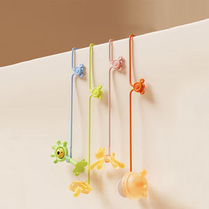 Clips de bavoir dentaire stérilisables personnalisés en usine, clips de bavoir en silicone colorés, porte-serviettes, clips pour sucettes - Product Image 6