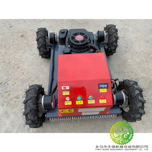 Hot Sale Farm Use <b>Small</b> <b>Grass</b> <b>Cutter</b> RCulture Cordless Crawler Remote Monitoring Lawn Mower with Engine Motor Gearbox - Product Image 3