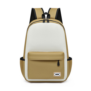 <strong>Best</strong> Selling Unisex Lightweight Fashionable <strong>Waterproof</strong> Oxford Polyester Lined Students <strong>Backpack</strong> for School with Zipper Closure - Product Image 2