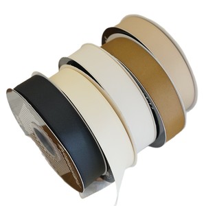 Nine-Colored Ribbon 2.5cm Matte Polyester Cotton Ribbon Solid Color Woven Satin Diy Hair Bow Clothing Accessory - Product Image 5