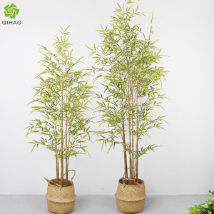 Plante de bambou artificielle de grande taille, haute simulation, arbre décoratif en pot sur pied, utilisation intérieure et extérieure - Product Image 5