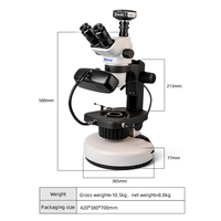 Jewelry Microscope Trinocular Stereo 10MP Digital Microscope for Gem Diamond Jade Inspection Lab Research